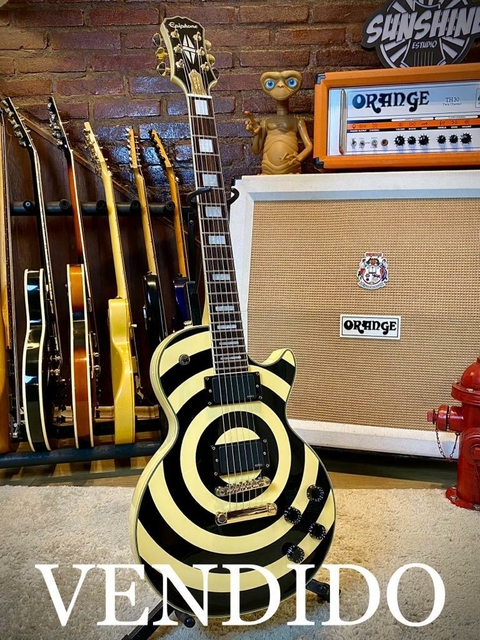 ***VENDIDO*** Epiphone Les Paul Custom Plus Zakk Wylde Signature 2011 Bullseye