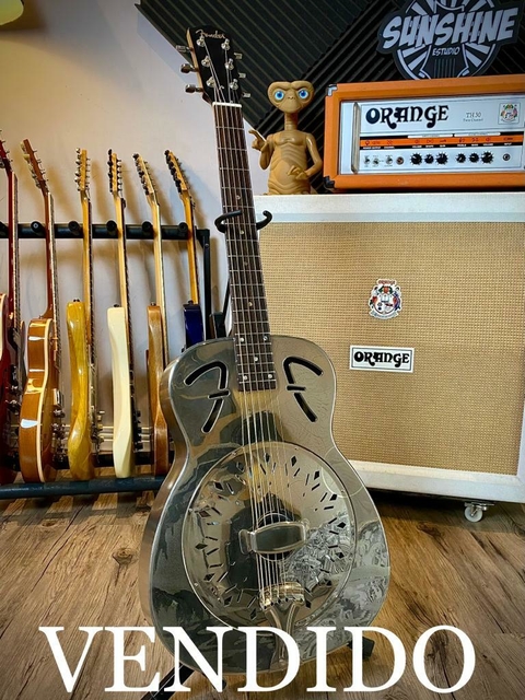***VENDIDO*** Fender Dobro Hawaiian Resonator FR-55 2012 Nickel