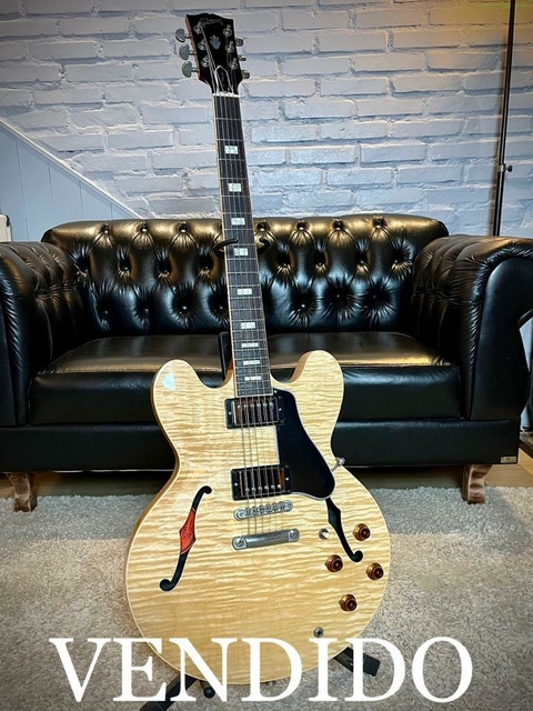 ***VENDIDO*** Gibson Memphis Es-335 Block Custom Shop Figured 2015 Antique Natural.