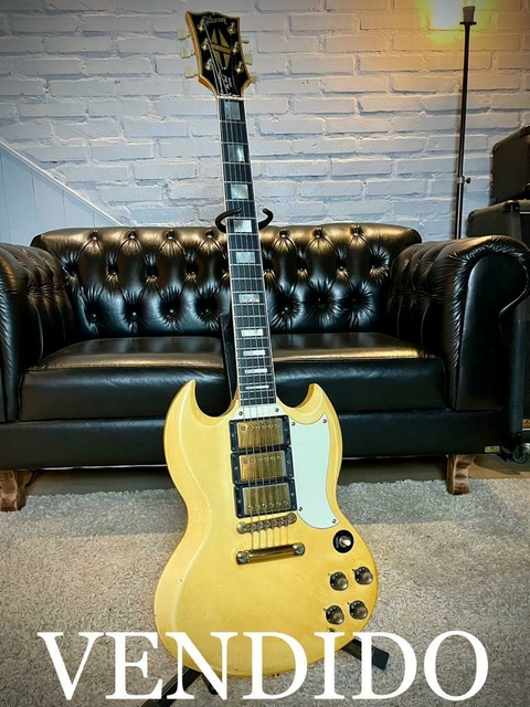 ***VENDIDO*** Gibson SG Custom 61’ Pre-Historic Collection 1990 Alpine White.