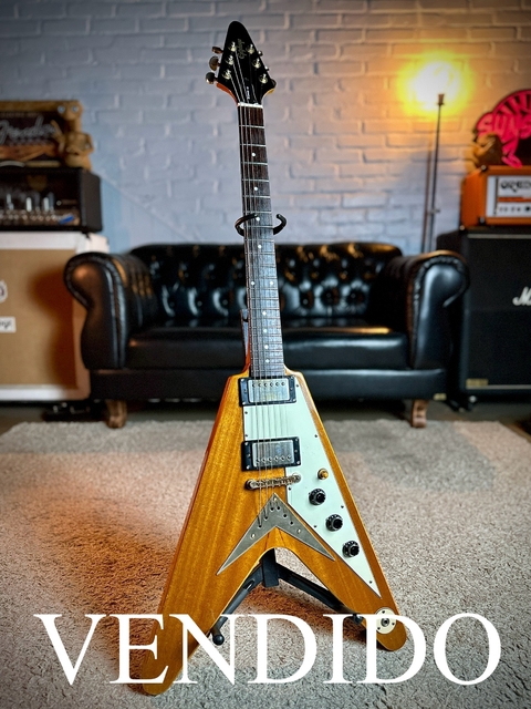 ***VENDIDO*** Epiphone Flying V 58’ Korina Gold 1998 Natural.