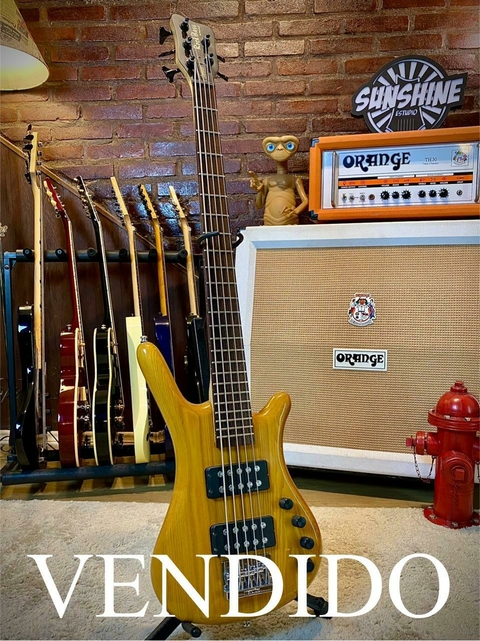 ***VENDIDO*** Warwick Rockbass Corvette 5 HH Seymour 2008 Natural