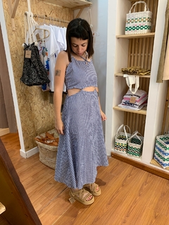 Vestido largo VICHY - tienda online