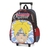 Mochila Rodinhas Infantil Boruto Chaveiro IC38126br-PT Luxcel
