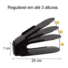 Organizador de Sapato e Tênis - Com Reg. Altura Rack Armário - BR IMPORTS