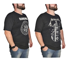 Kit 2 Camisetas Banda De Rock - Top - Camisa De Banda - Escolha sua banda!