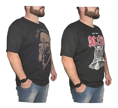 Kit 2 Camisetas Banda De Rock - Top - Camisa De Banda - Escolha sua banda! na internet