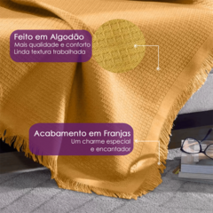 Manta 1,50x1,20 Amarelo Marrocos Dohler na internet