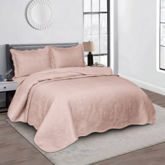 Colcha Agra Queen Rose Camesa