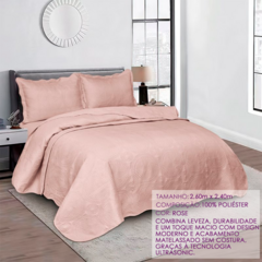 Colcha Agra Queen Rose Camesa