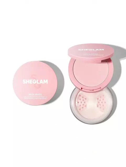 SHEGLAM - Insta-ready Face & Under Eye Setting Powder Duo ( tono: Bubblegum)