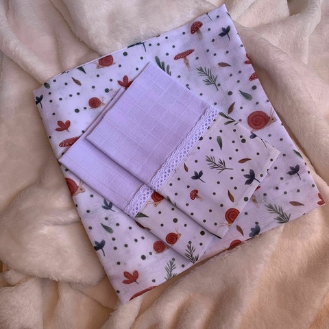 Kit Fraldas - Inverno na Floresta ( Caracol ) - comprar online