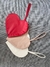 Mini clutch coração em pelica - comprar online