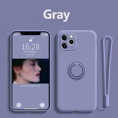Capa de Silicone Ring Holder | iPhone - Achados Shop