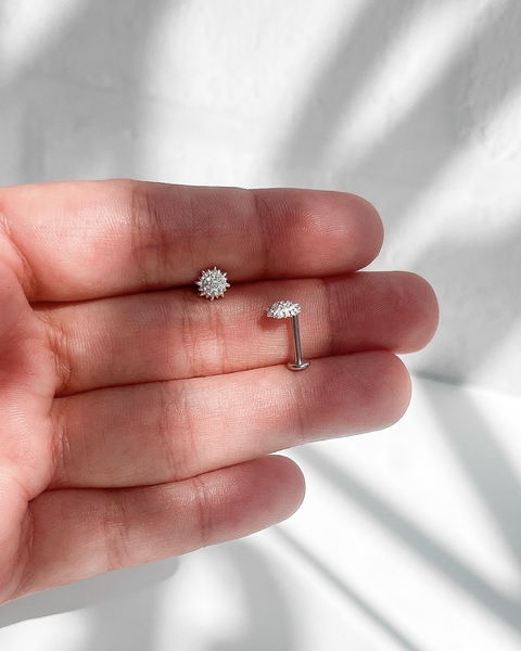 PIERCING FURO PINO SOL CRAVEJADO [VE.063]