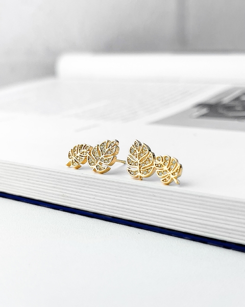 BRINCO EAR CUFF FOLHA COSTELA DE ADÃO CRAVEJADA [TAL.306] na internet