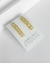 BRINCO EAR CUFF LINE COM ZIRCÔNIAS [TAL.120] - Mar em Prata
