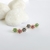 BRINCO EAR CUFF FLORES CRAVEJADAS COLORIDAS [TAL.356]