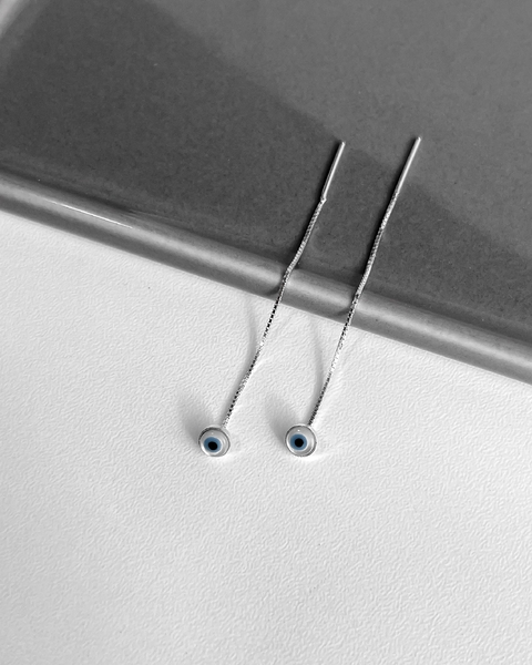 BRINCO FIO OLHO GREGO MADRE PÉROLA REDONDO [BQ.118]