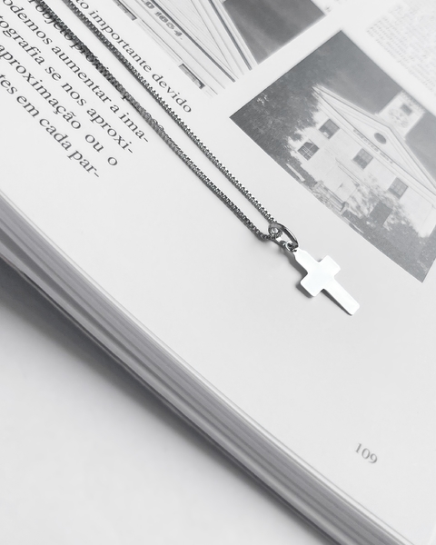 COLAR CRUZ CHAPADA - 45 CM [TAL.016]