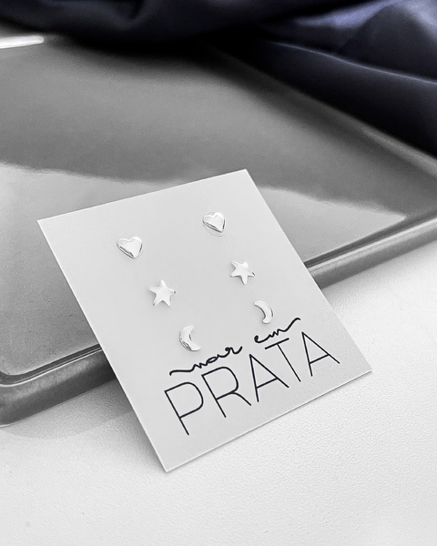 TRIO CORAÇÃO, ESTRELA E LUA LUIZA [SX.307]