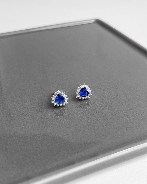 BRINCO CORAÇÃO VITÓRIA CRAVEJADO AZUL [VI.058]