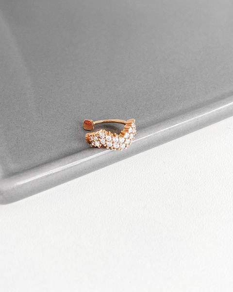 PIERCING FAKE ONDAS CRAVEJADO [SX.036]