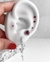 Imagem do BRINCO SOUL ROSA TARRAXA BABY - 2 MM [BQ.058]