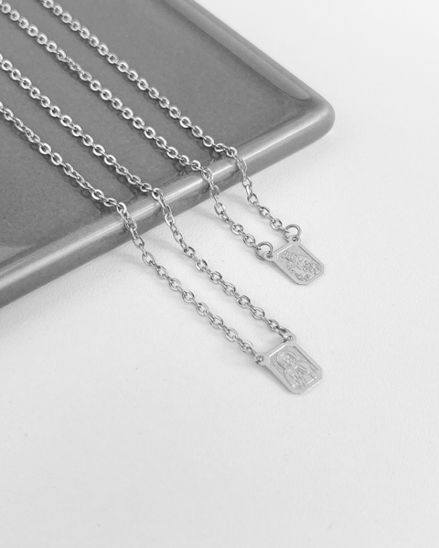 ESCAPULÁRIO CARTIER QUADRADO SAGRADA FAMÍLIA - 60 CM [SX.026]