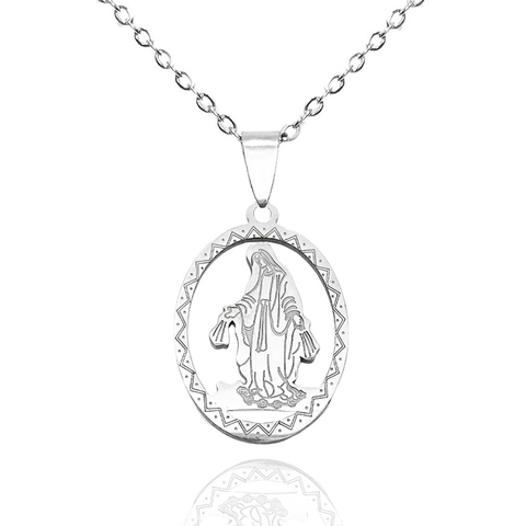 COLAR MEDALHA NOSSA SENHORA DAS GRAÇAS - 50 CM [SX.023]