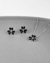 CONJUNTO TREVO CRAVEJADO ZIRCÔNIA NEGRA [BQ.001]