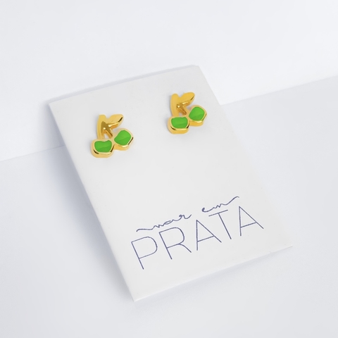 BRINCO CEREJINHA VERDE - TARRAXA BABY [TAL.132]