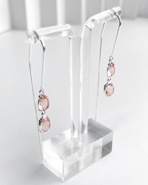 BRINCO ARCO E FIO ZIRCÔNIA OVAL SALMON [BQ.035]