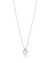 COLAR VENEZIANA PONTO DE LUZ CORAÇÃO CRISTAL 5 MM - 45 CM [SX.354]