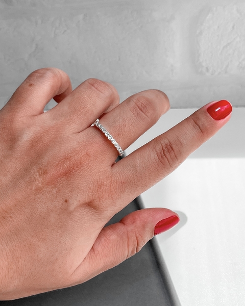 APARADOR OLÍVIA MEIA ALIANÇA CRISTAL EMBUTIDA [A.034]