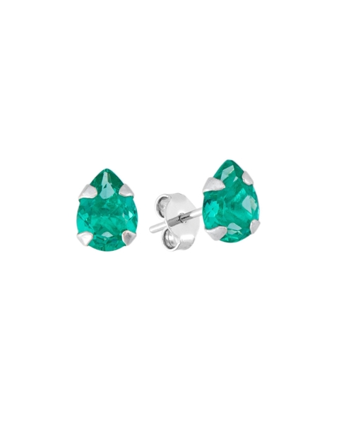 BRINCO SOUL GOTA VERDE TIFFANY - 4 MM [L.023]