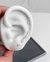 BRINCO EAR CUFF GANCHO CRISTAL [BQ.106] - Mar em Prata
