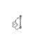 PIERCING CORAÇÃO CRISTAL - FURO ARGOLA PINO [VE.096] - comprar online