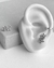 BRINCO EAR CUFF FLOR DUPLA BALI [BQ.052] - comprar online