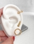 PIERCING FAKE LOSANGOS CRAVEJADO BRANCO [TAL.320] - loja online