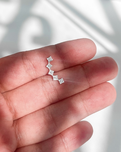 PIERCING FURO PINO LOSANGOS CRAVEJADOS [VE.013]