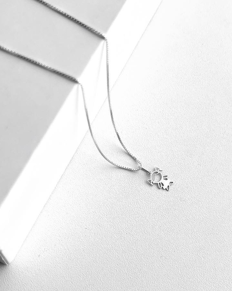 COLAR MENINA COM VESTIDO PREENCHIDO - 45 CM [MP.005]