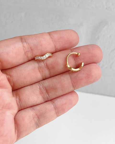 PIERCING FAKE ONDAS CRAVEJADO [TAL.319]