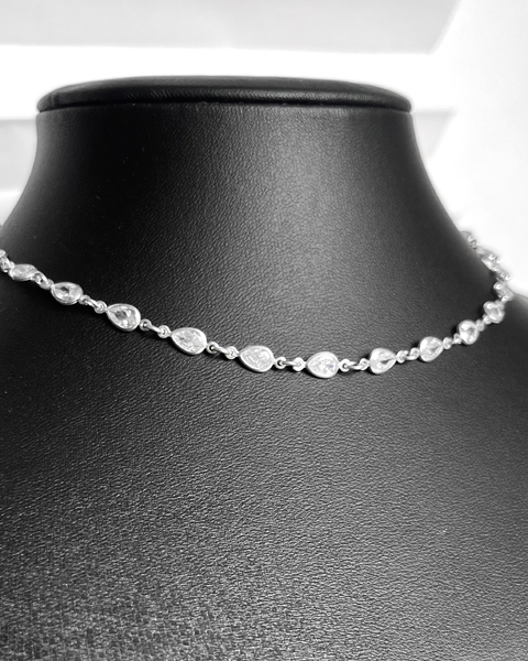 CHOCKER SOUL ZIRCÔNIAS GOTA CRISTAL - 36,5 CM [L.182]