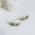 BRINCO EAR HOOK CORAÇÃO ZIRCÔNIAS COLORIDAS [TAL.357] - comprar online