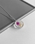 COLAR ORGONITE FLOR LILÁS - 45 CM [SX.138] - comprar online