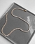 COLAR RIVIERA BAGUETE CRISTAL 3 MM - 40 CM [SX.409] - loja online