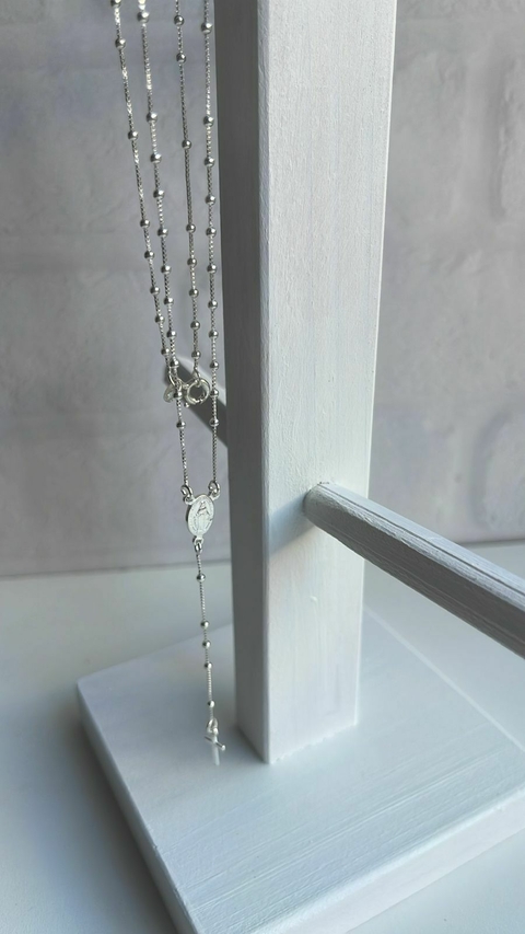COLAR VENEZIANA TERÇO NOSSA SENHORA DAS GRAÇAS - 45 CM [VI.018] - comprar online