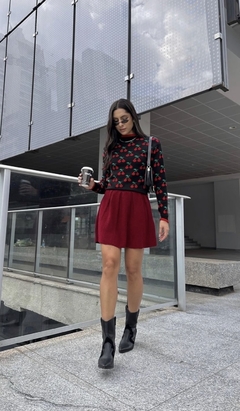 Tricot Cherry Red - Fernanda Bergamaschi
