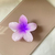 Presilha Flor Havaí Branco com Lilás